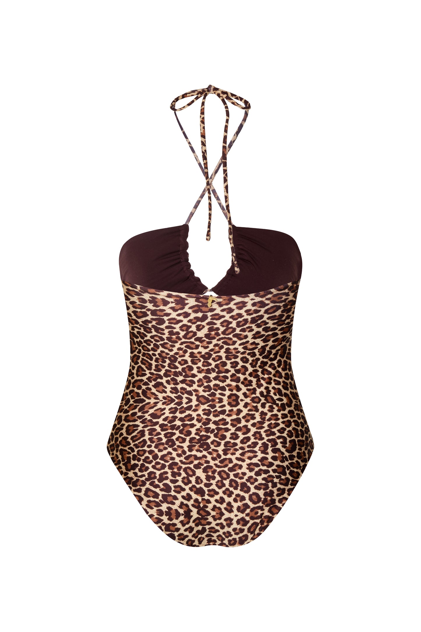Juan de Dios Josefina One Piece Jaguar Brown - one-piece swimsuit available at Hiptique boutique in Woodland Hills California