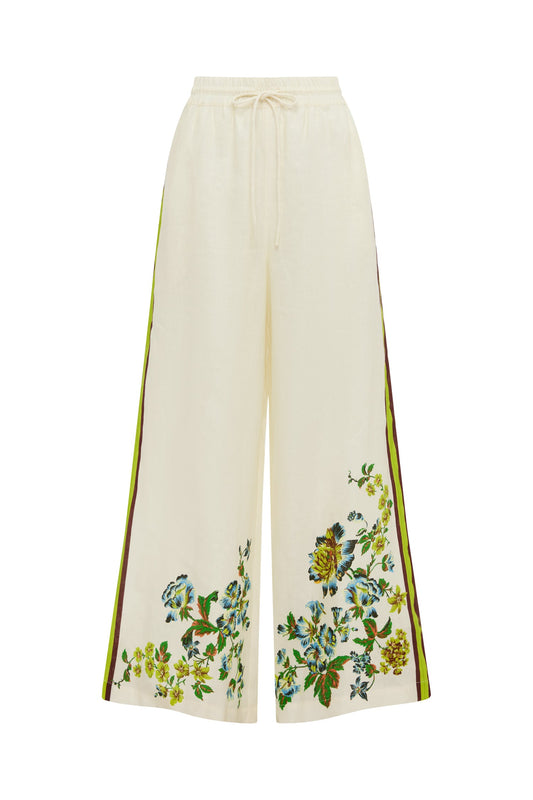 ALEMAIS Phyllis Pant Cream - jogger pant available at Hiptique boutique in Woodland Hills California
