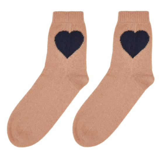 HEART CASHMERE SOCK