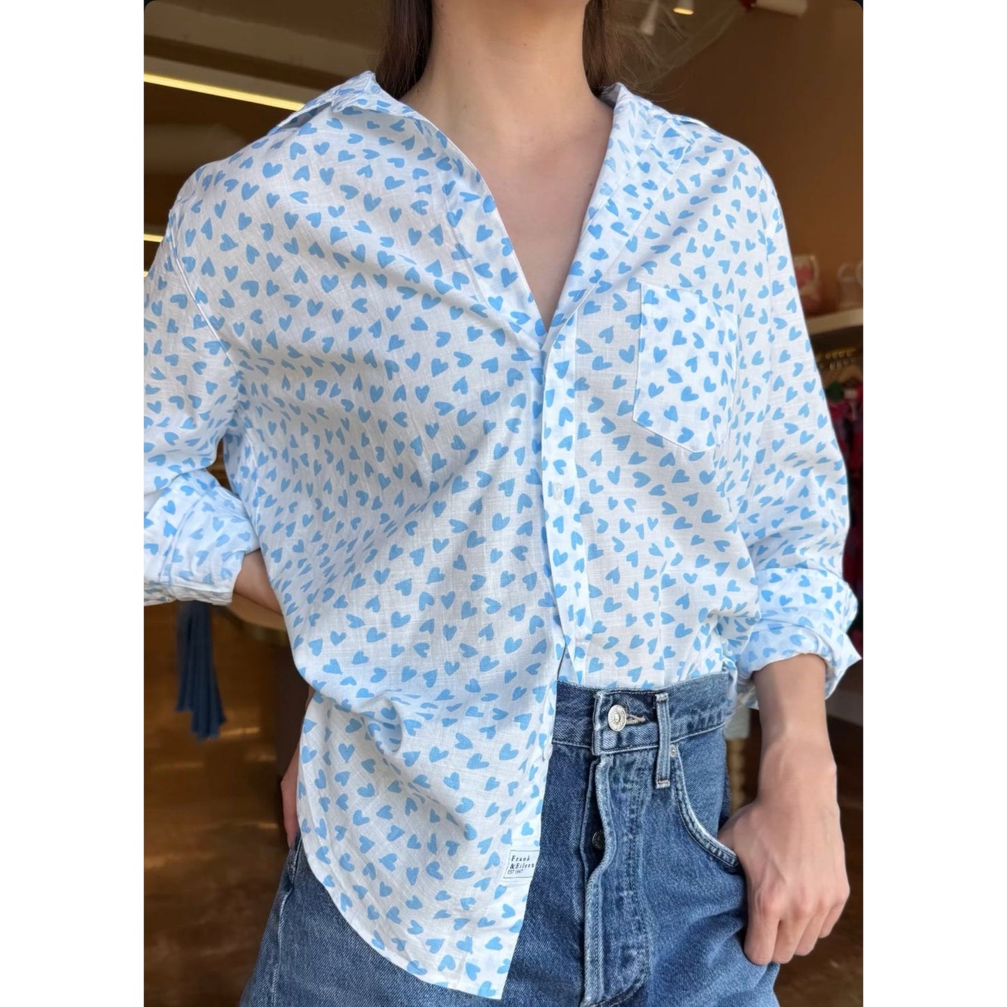 RELAXED BUTTON-UP SHIRT