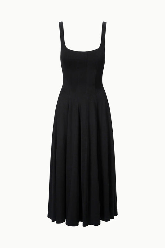 STAUD Wells Jersey Dress Black - Dresses available at Hiptique in Woodland Hills