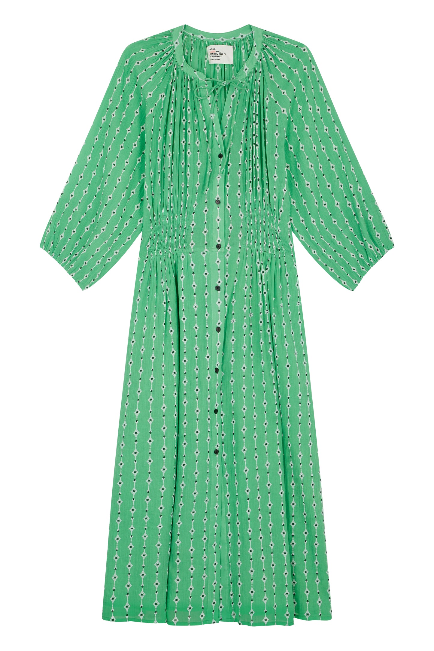 Leon & Harper Roudy Dress - relaxed printed dress front view