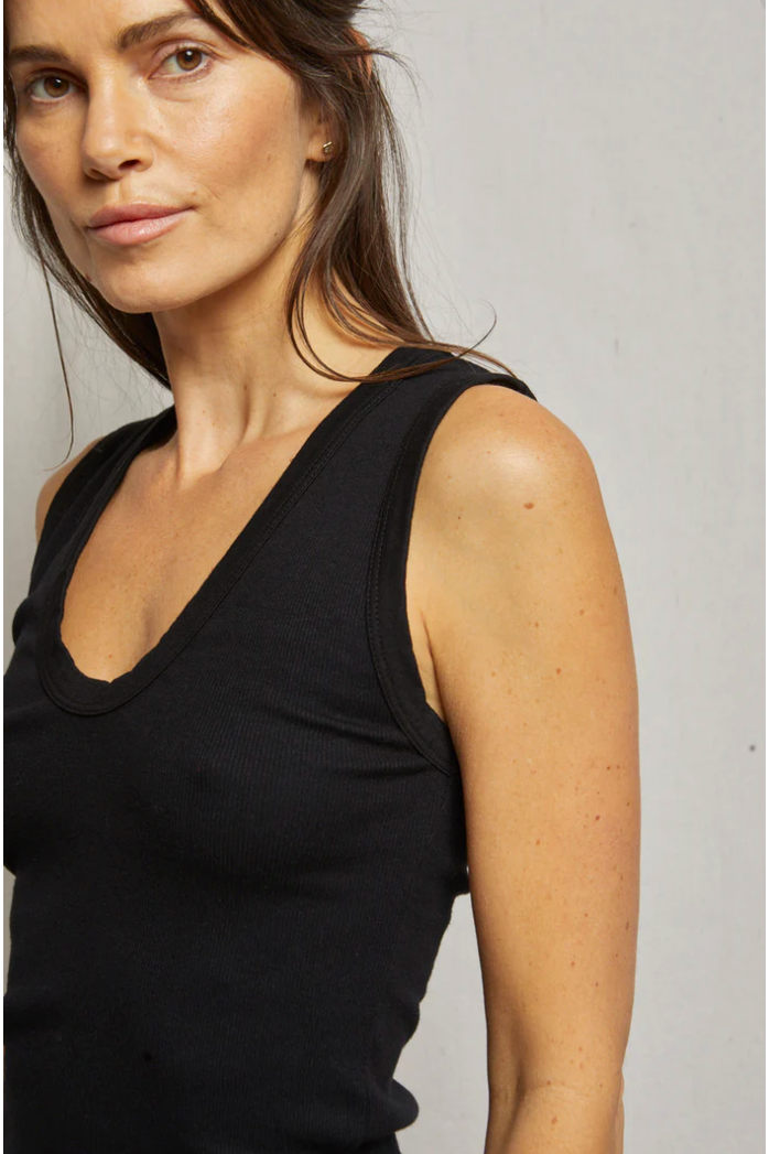 JORDAN LUXE RIB U NECK TANK