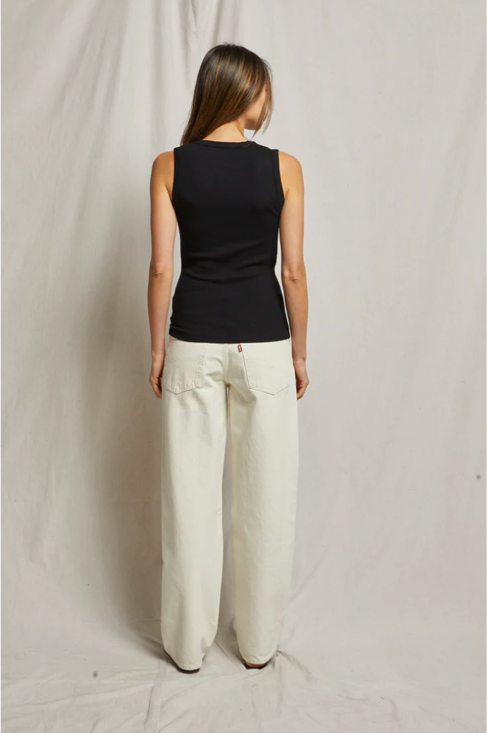 JORDAN LUXE RIB U NECK TANK