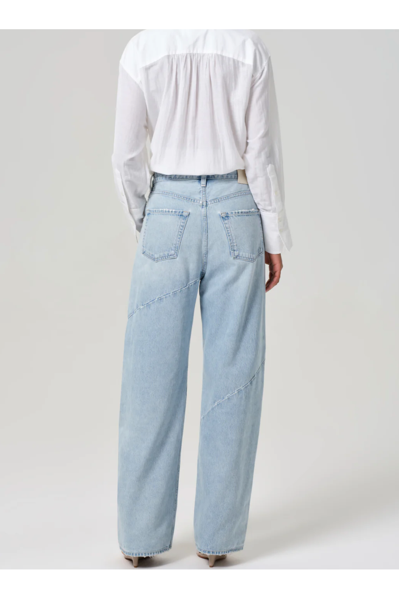 AYLA SWIRL BAGGY DENIM