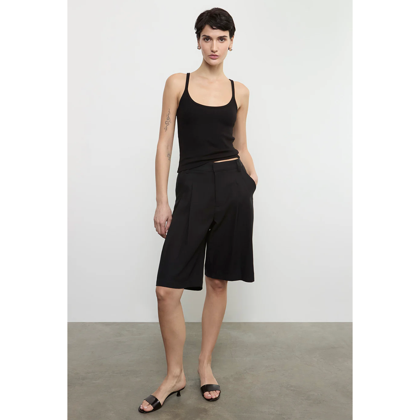 RIBBED CAMI TANK