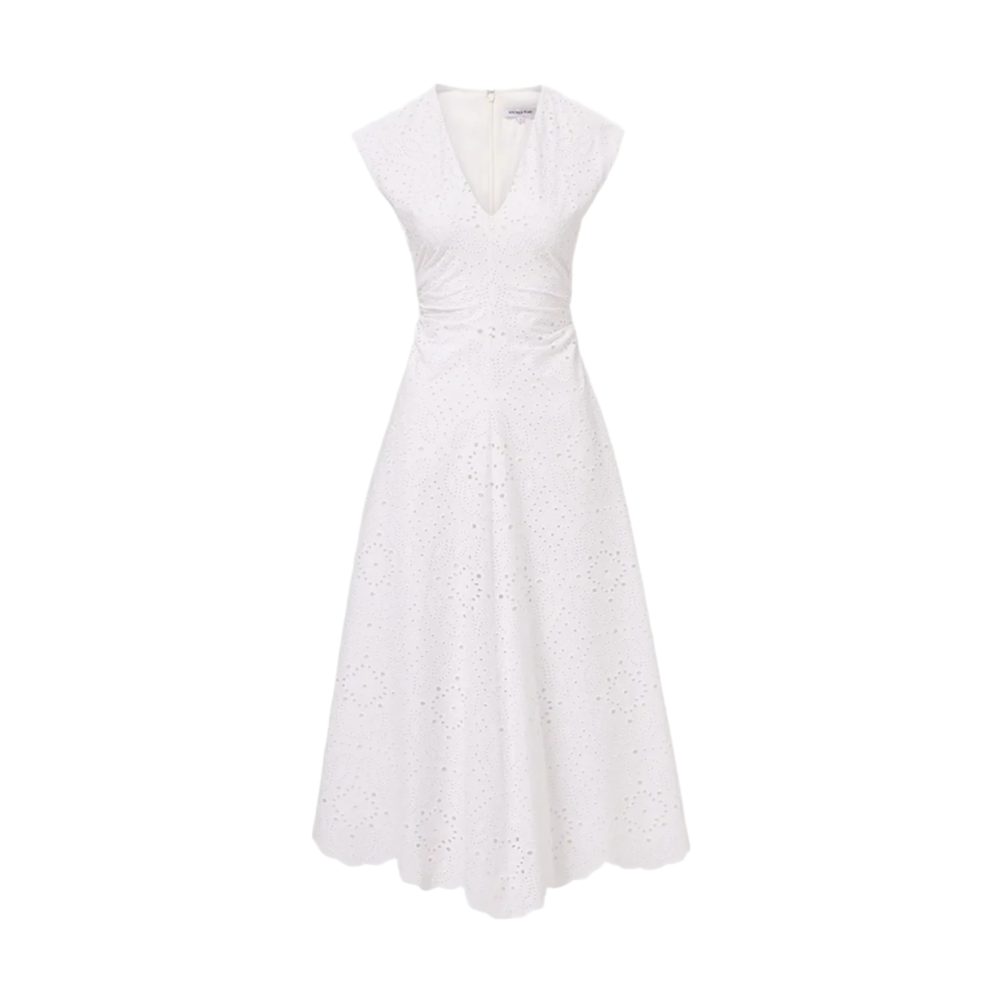 Aven Eyelet Midi Dress