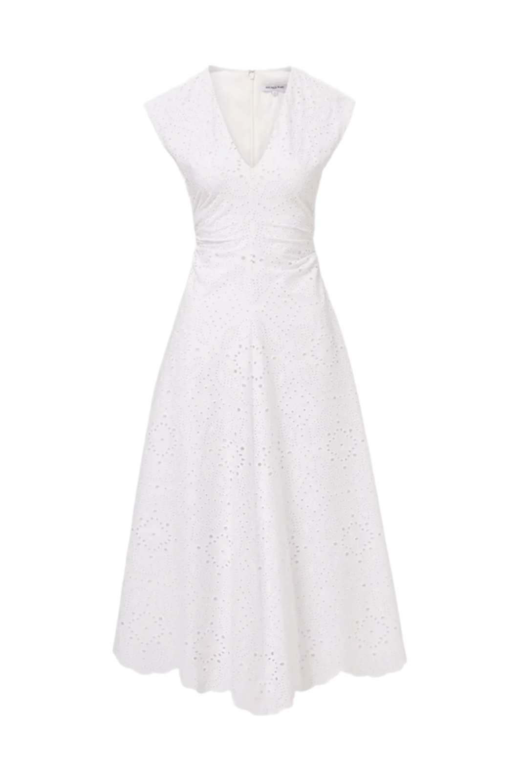 Aven Eyelet Midi Dress