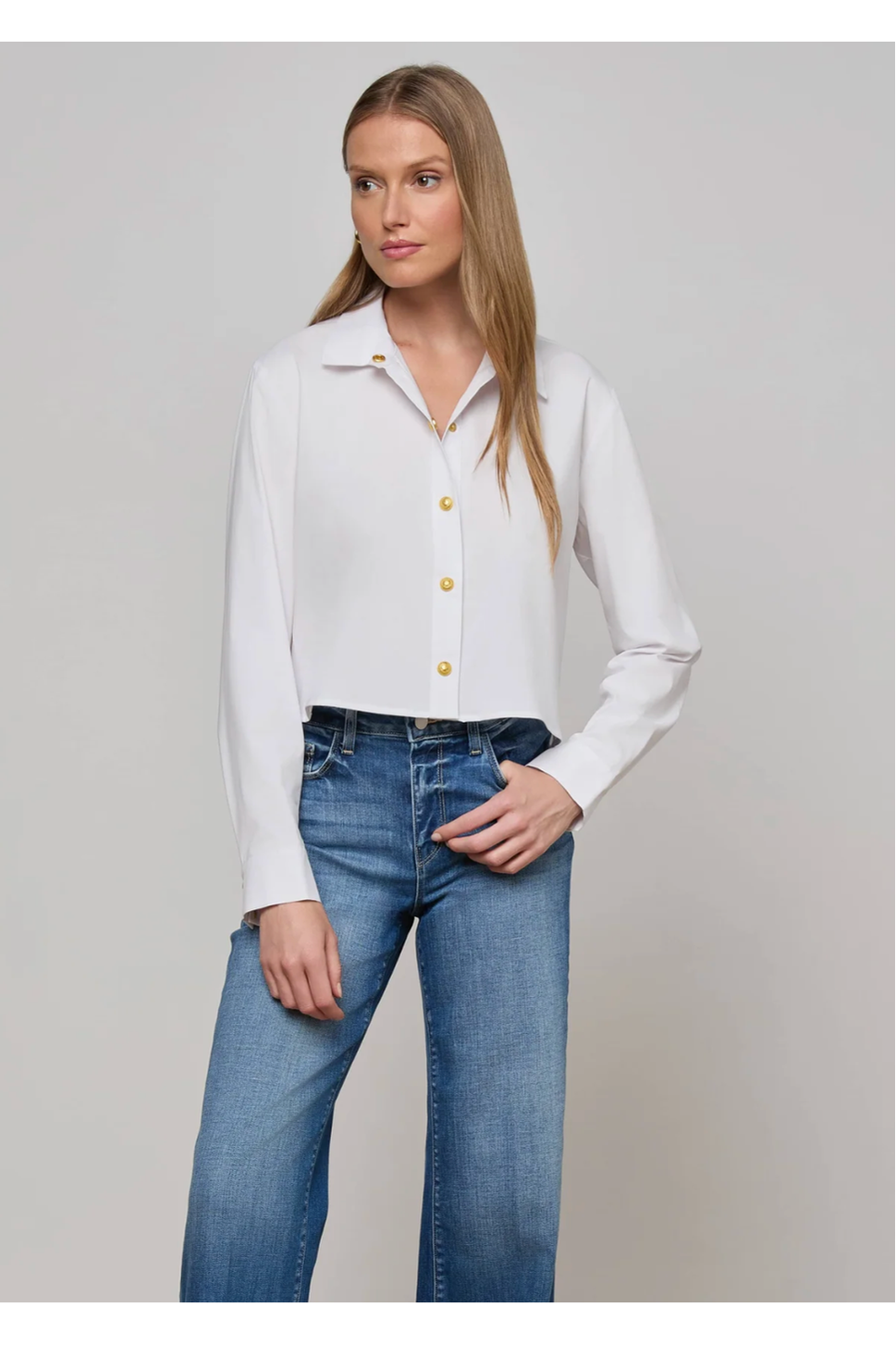 COSETTE CROP HI LO TOP