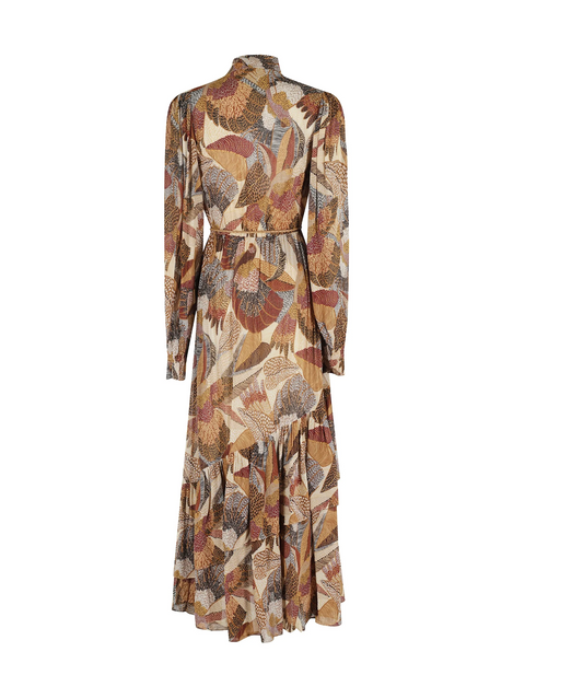 Patterned dress on a white background