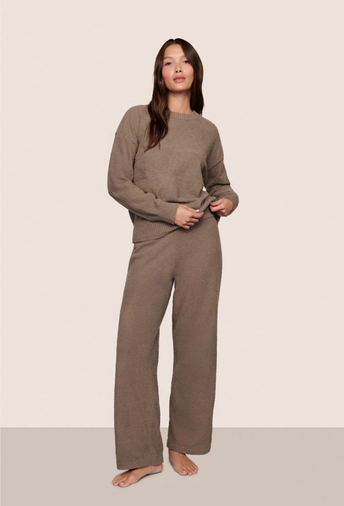 RECYCLED BOUCLE PANT