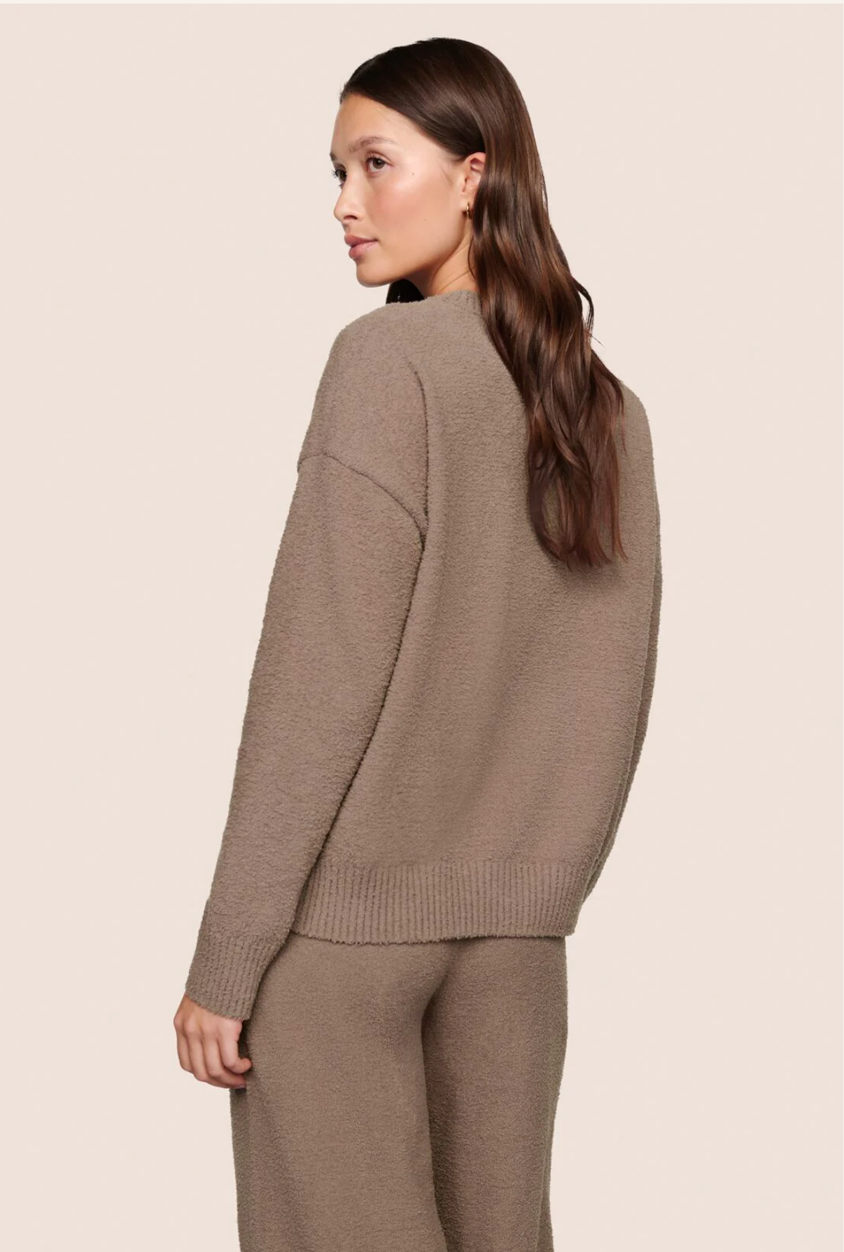 BOUCLE CREW NECK PULLOVER