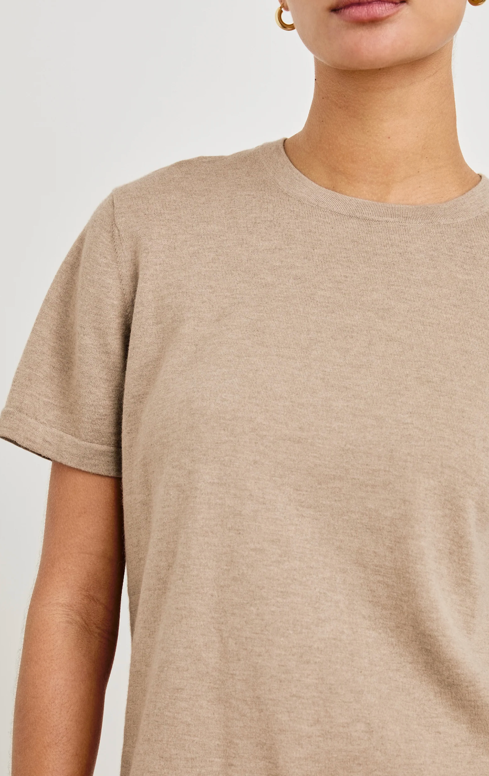 COTTON CASHMERE TEE