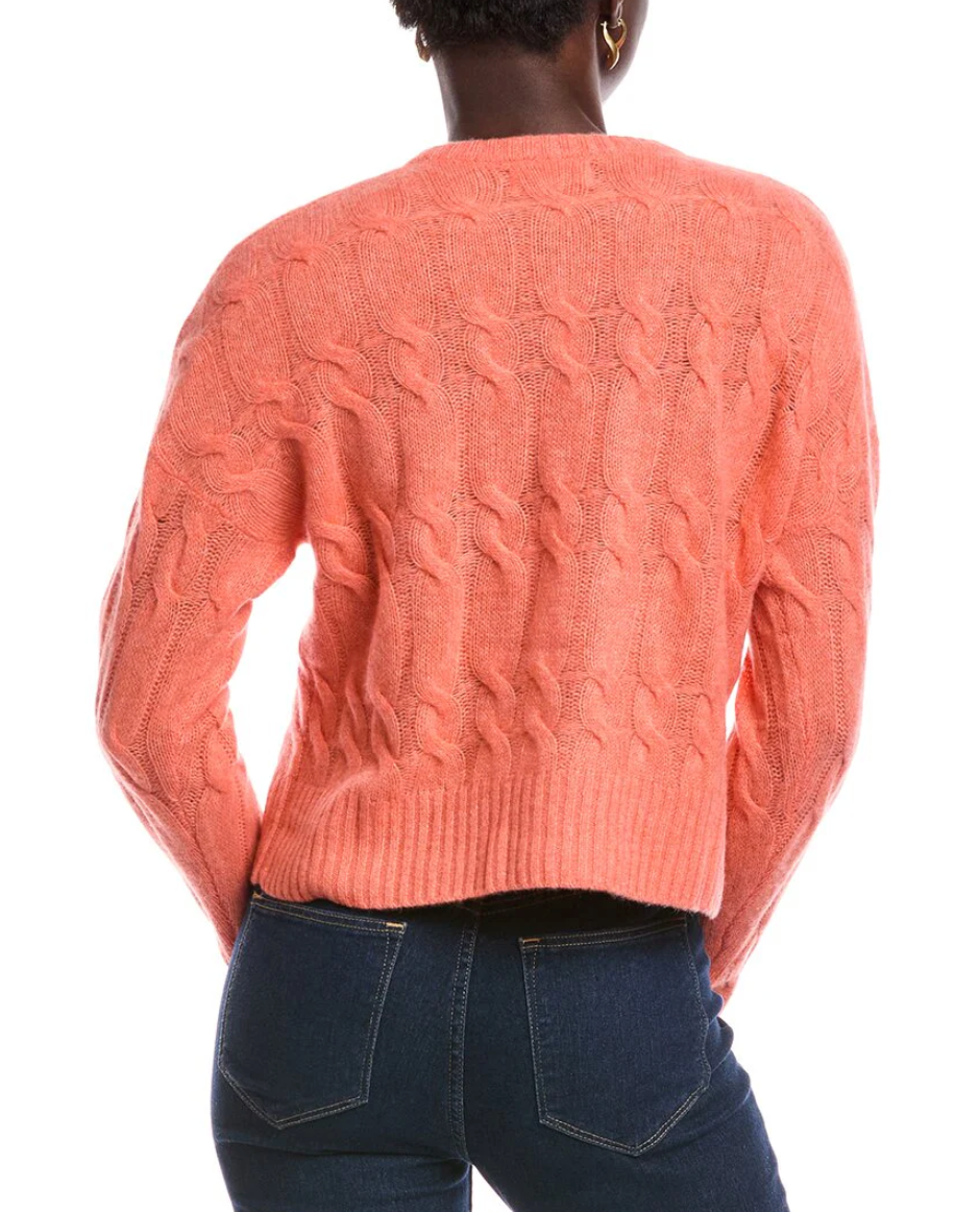 Featherweight Cashmere Cable Crew