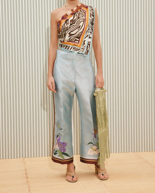 Alemais Alfie Pant - wide-leg linen trousers front view