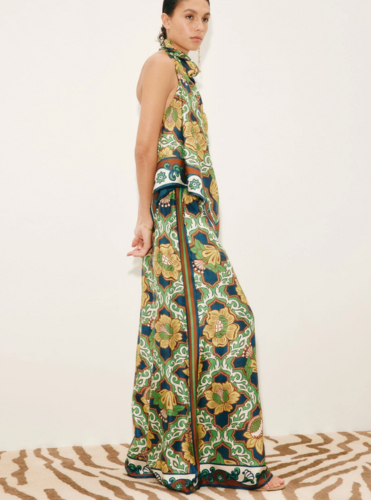 LIANA SILK PALAZZO PANT