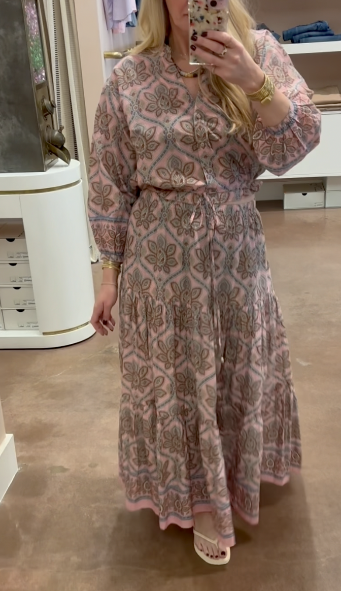 Cara Cara Perrin Top - printed top front view