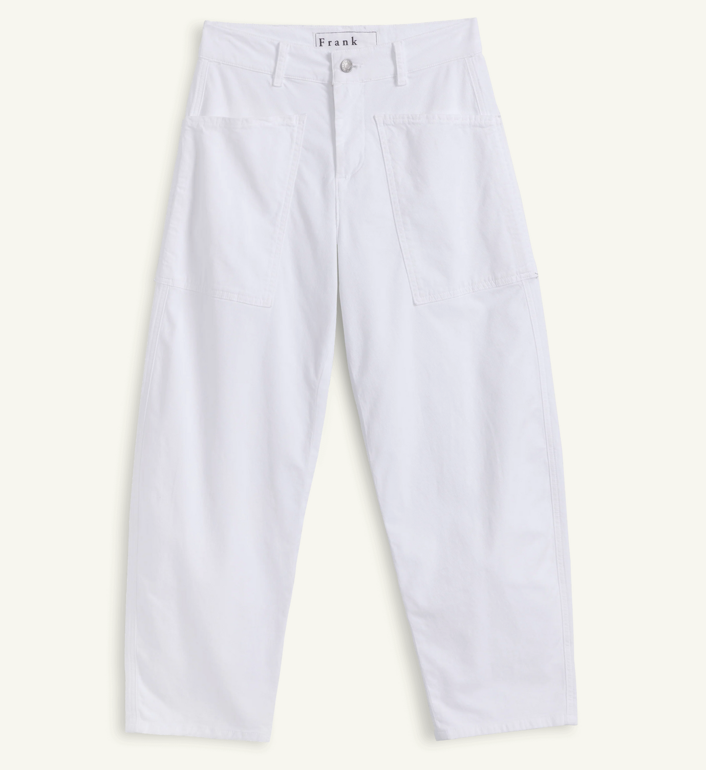 Frank & Eileen Bray Barrel Pant - relaxed barrel fit trouser detail view