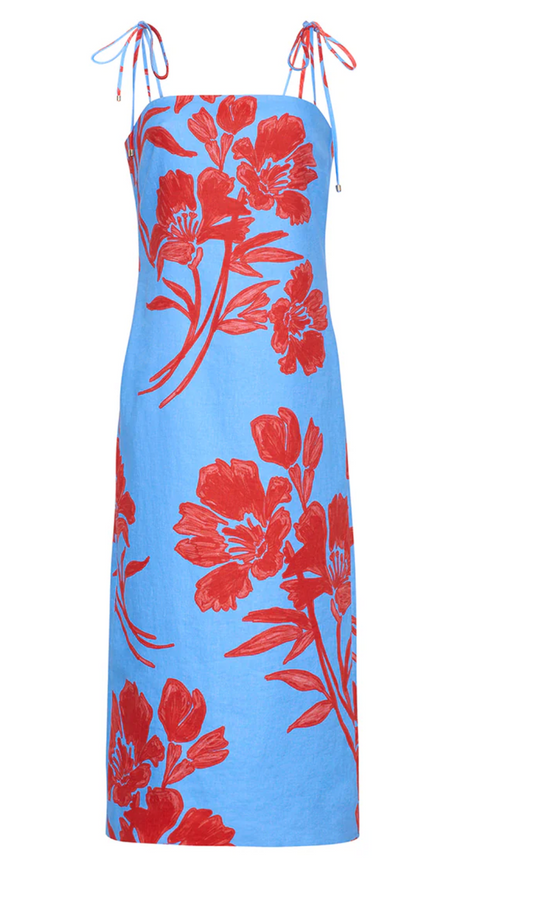 Hiptique Chelsea Dress - sleeveless midi dress back view