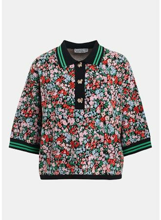 KARTOS KNITTED JACQUARD POLO