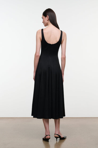 STAUD Wells Jersey Dress Black - Dresses available at Hiptique in Woodland Hills