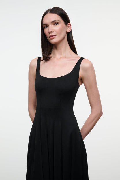 STAUD Wells Jersey Dress Black - Dresses available at Hiptique in Woodland Hills