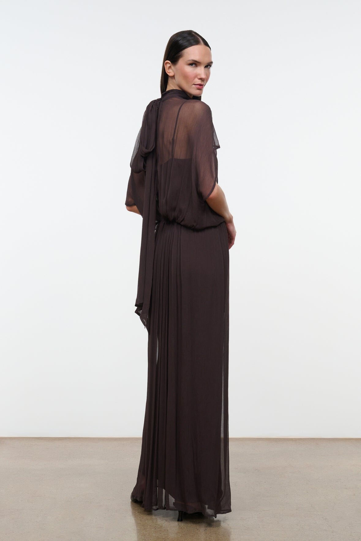 STAUD Viviana Dress Earth - Dresses available at Hiptique in Woodland Hills
