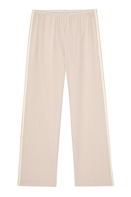 THE COTTON GINGHAM PANT