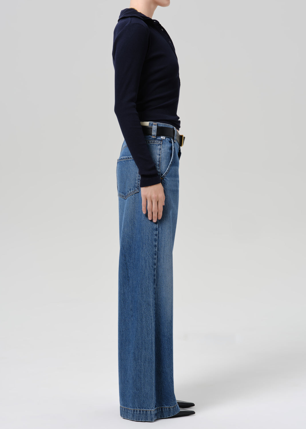 Citizens of Humanity Beverly Trouser Rower - trouser available at Hiptique boutique in Woodland Hills California