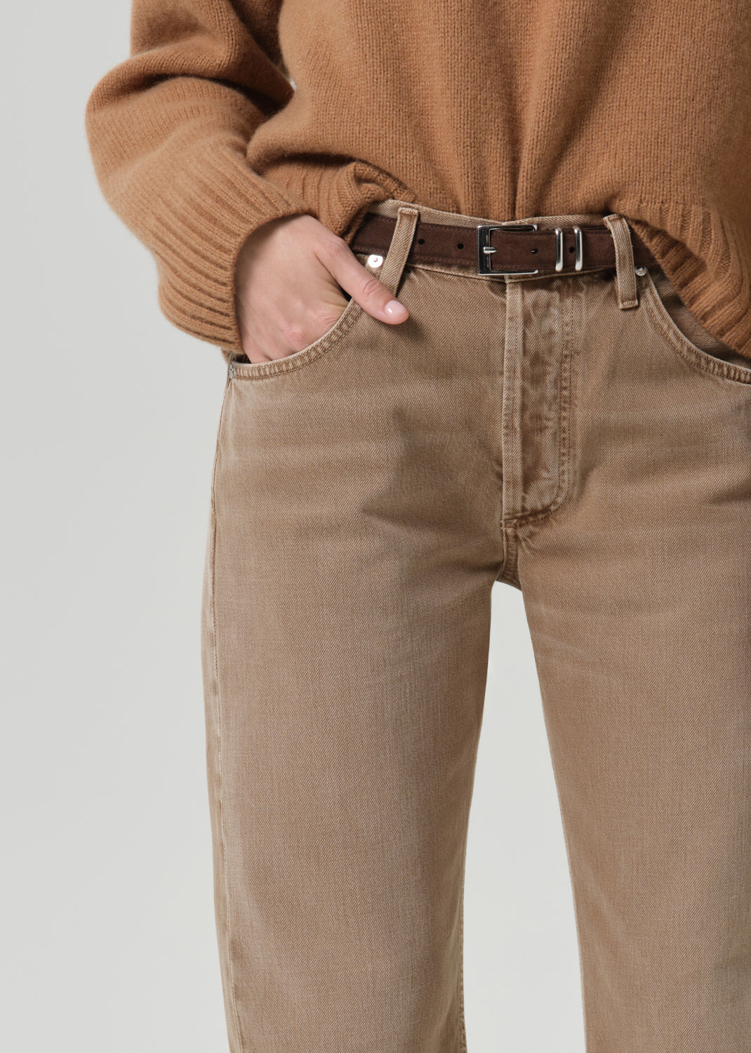 CITIZENS OF HUMANITY winslow cropped 27 tan - Jeans available at Hiptique in Woodland Hills