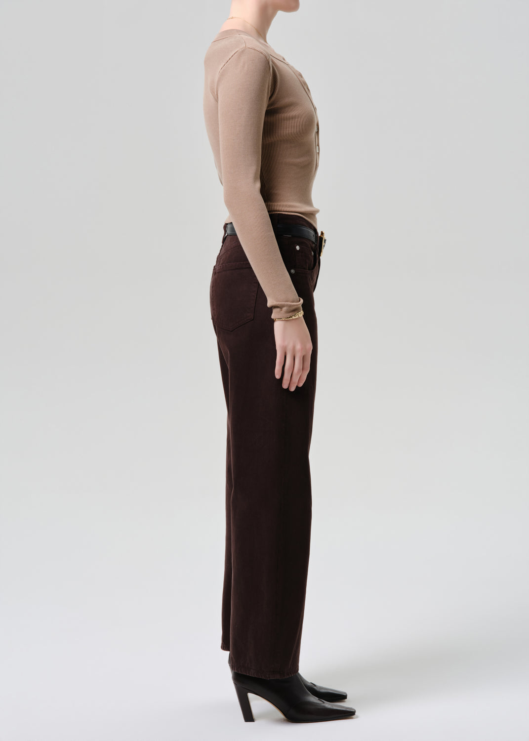 CITIZENS OF HUMANITY lindz easy straight carob - Jeans available at Hiptique in Woodland Hills