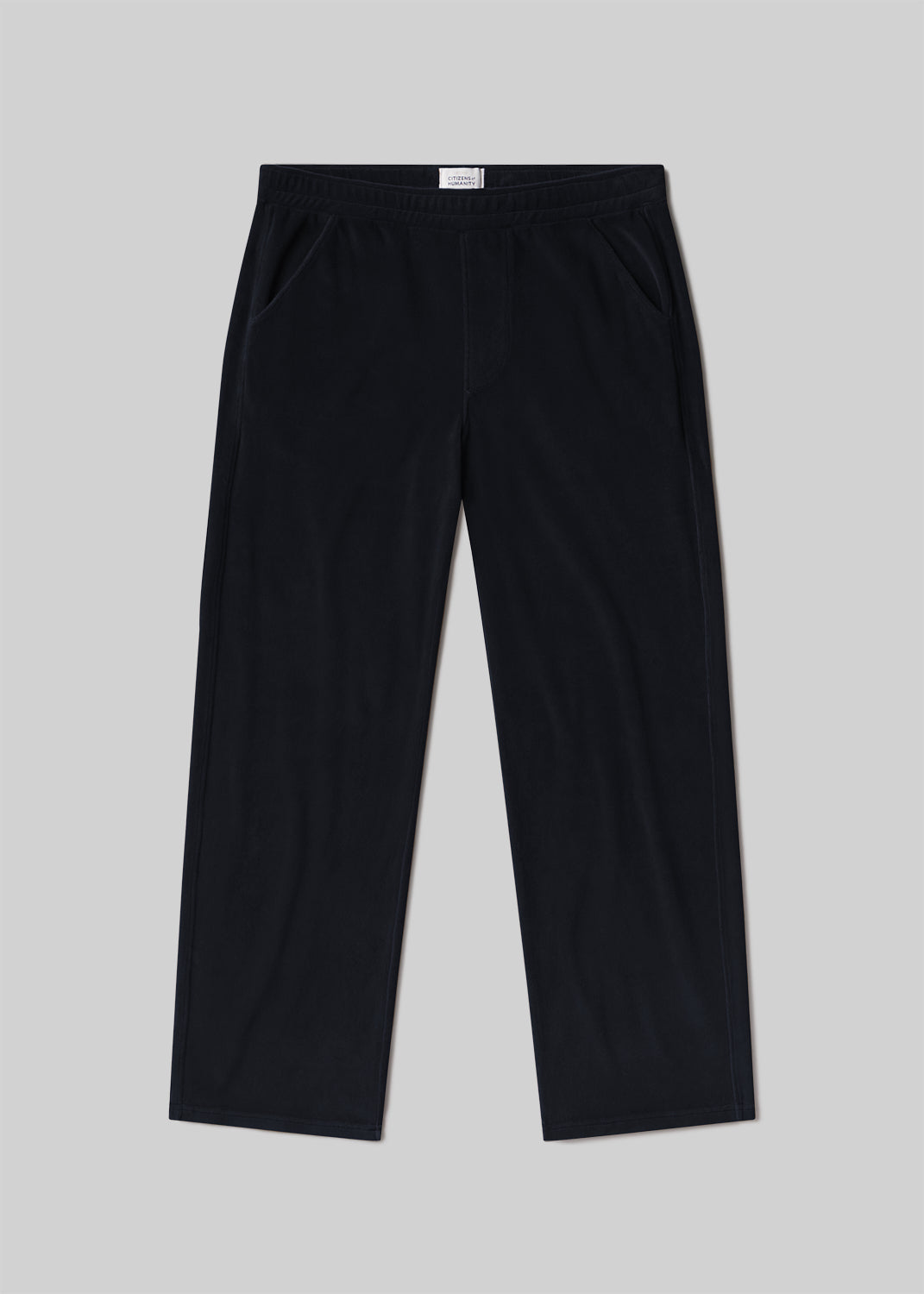 CITIZENS OF HUMANITY brynn drawstring pant in velour notte (dk navy) - Pants available at A Line Boutique in Englewood