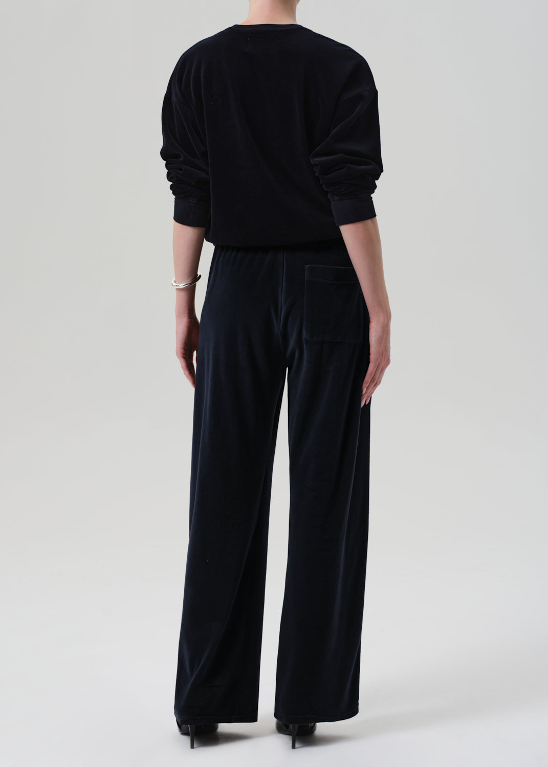CITIZENS OF HUMANITY brynn drawstring pant in velour notte (dk navy) - Pants available at A Line Boutique in Englewood