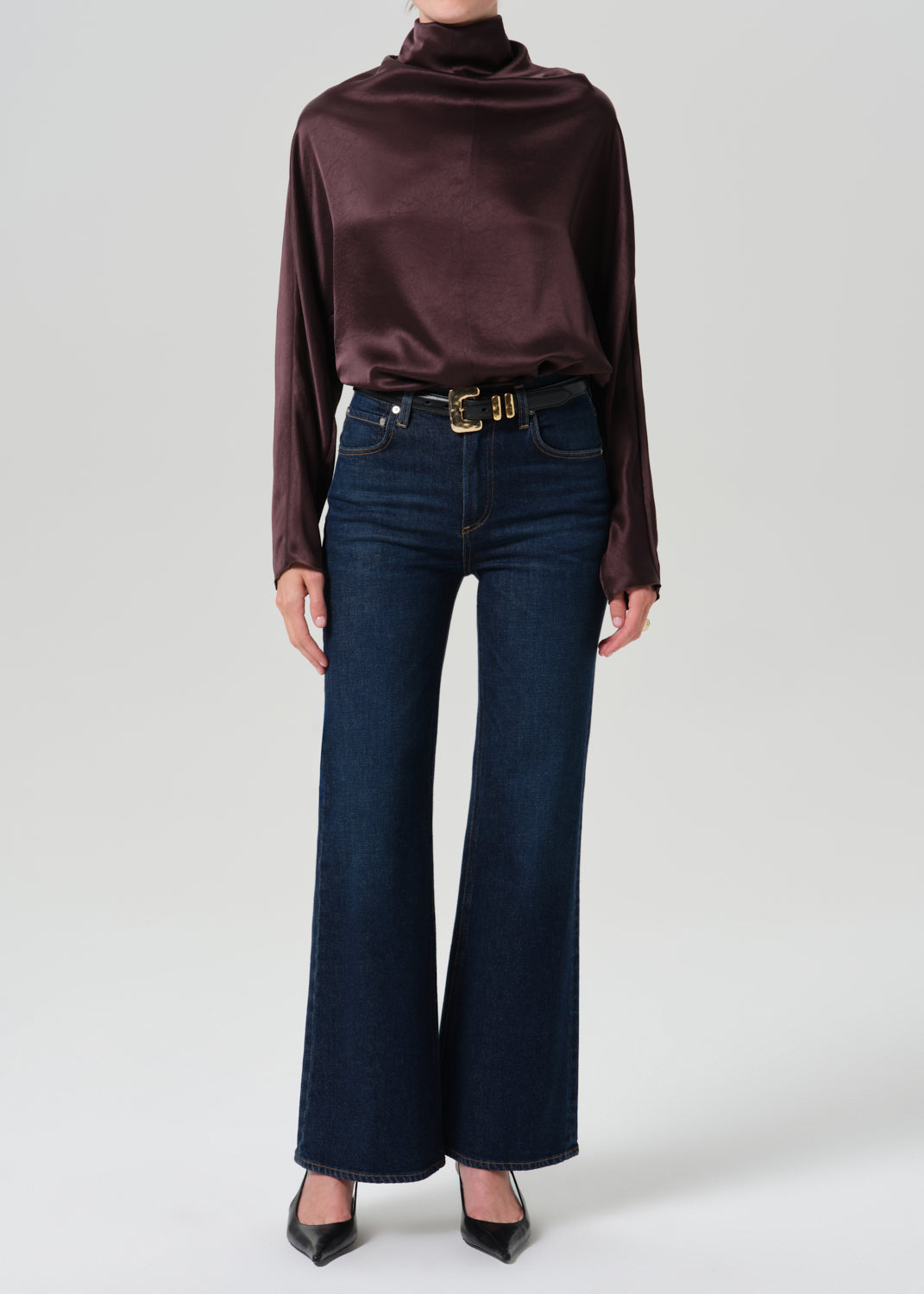CITIZENS OF HUMANITY kimberly 70s flare dark indigo - Jeans available at Hiptique in Woodland Hills