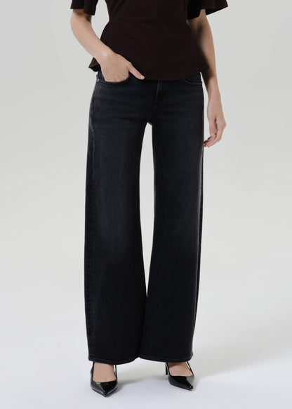 CITIZENS OF HUMANITY nora trouser in cat eye cateye (washed black) - Pants available at A Line Boutique in Englewood