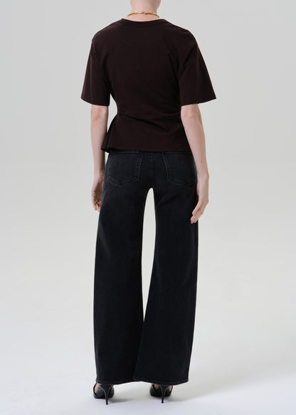 CITIZENS OF HUMANITY nora trouser in cat eye cateye (washed black) - Pants available at A Line Boutique in Englewood
