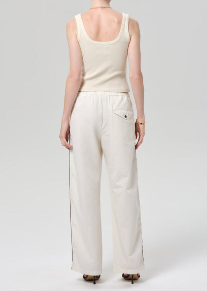 Citizens of Humanity Aurora Track Pant Cream - pant available at Hiptique boutique in Woodland Hills California