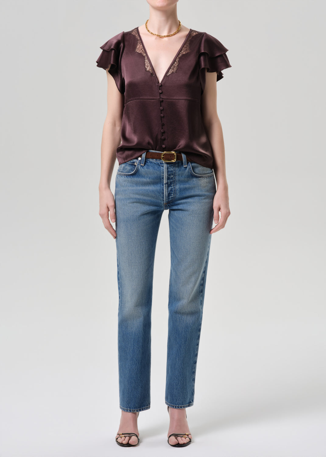 Citizens of Humanity Savannah Cigarette Jean Patina - jeans available at Hiptique boutique in Woodland Hills California