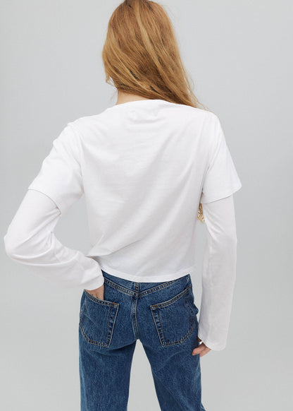 STILL HERE 2Tee Milk - Tops available at Hiptique in Woodland Hills