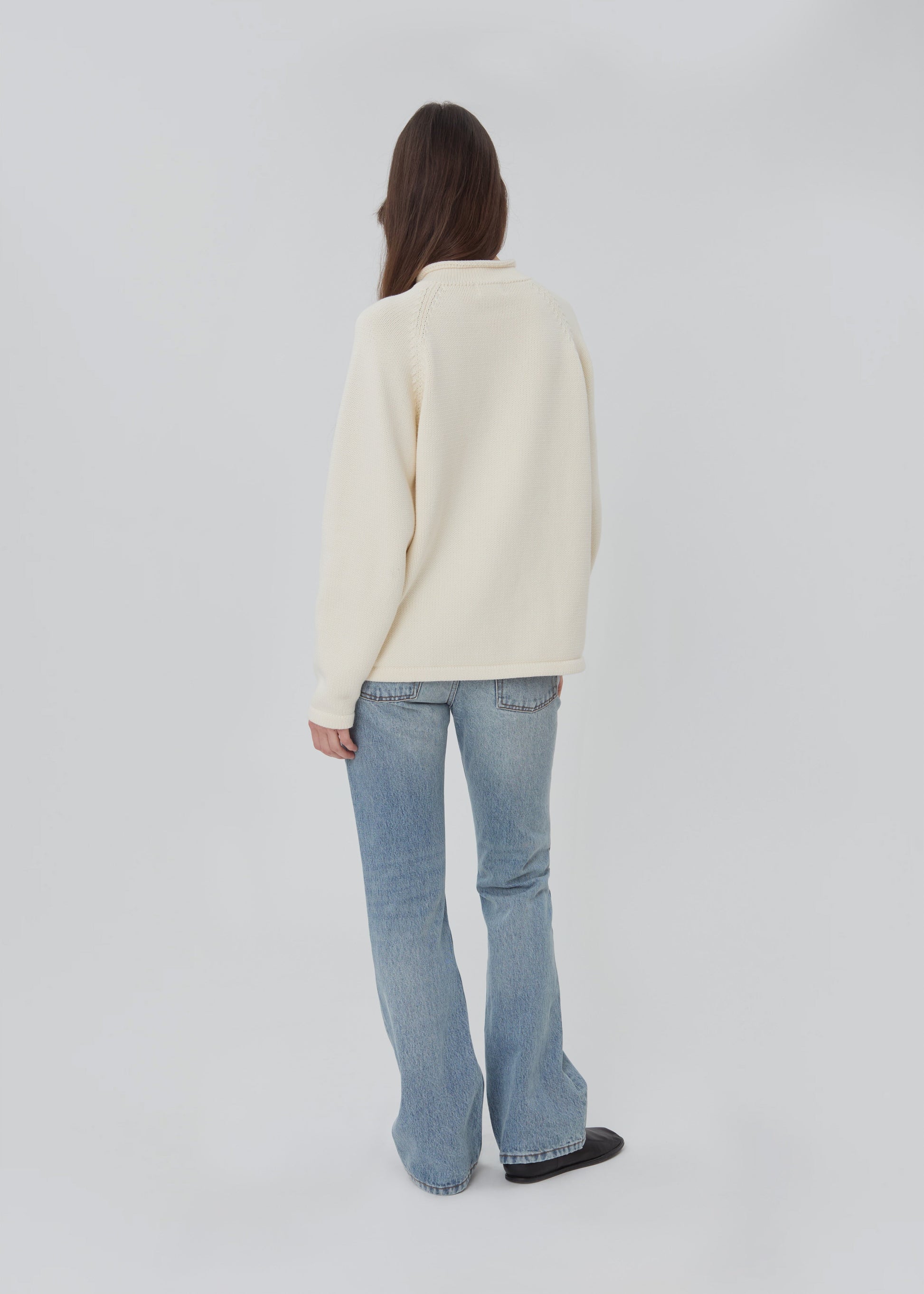 STILL HERE Snap Collar Sweater Butter - Sweaters available at Hiptique in Woodland Hills