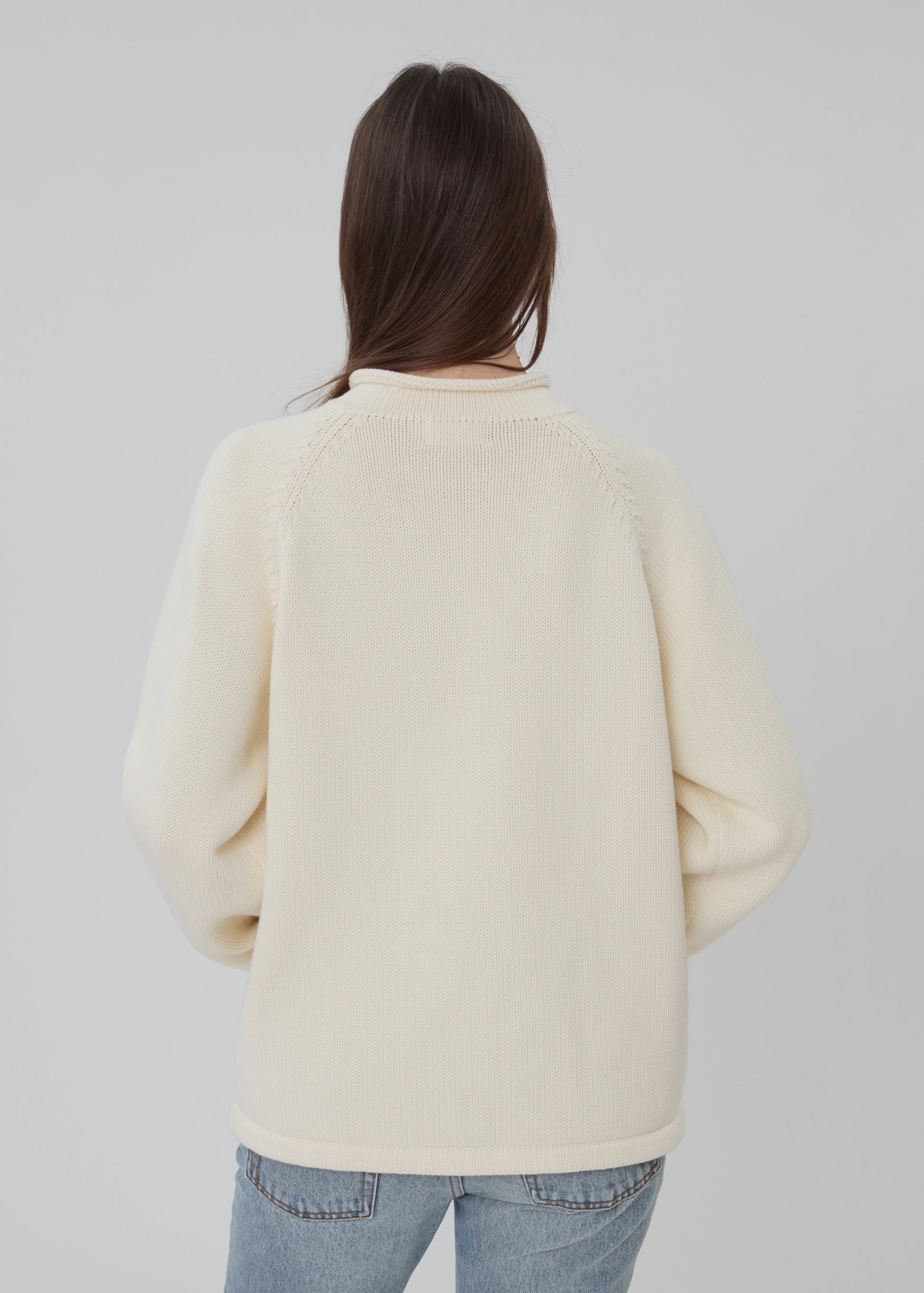 STILL HERE Snap Collar Sweater Butter - Sweaters available at Hiptique in Woodland Hills
