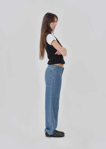 STILL HERE Sport Jean Classic Blue - Jeans available at Hiptique in Woodland Hills