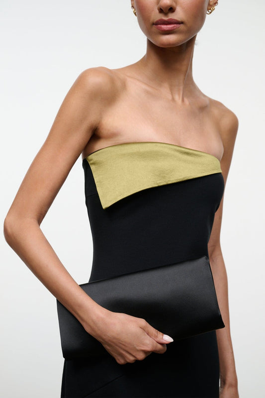 STAUD Muse Clutch Black - Handbags available at Hiptique in Woodland Hills