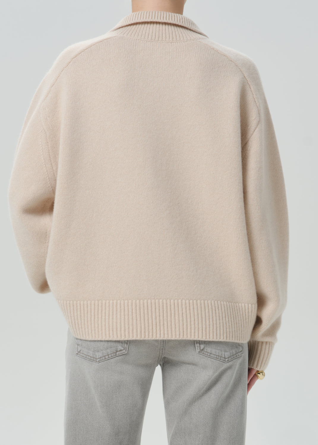 CITIZENS OF HUMANITY agatha rugby pillow (dk beige) - Sweaters available at Hiptique in Woodland Hills