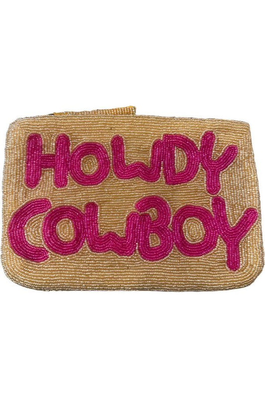 BEADED PURSE