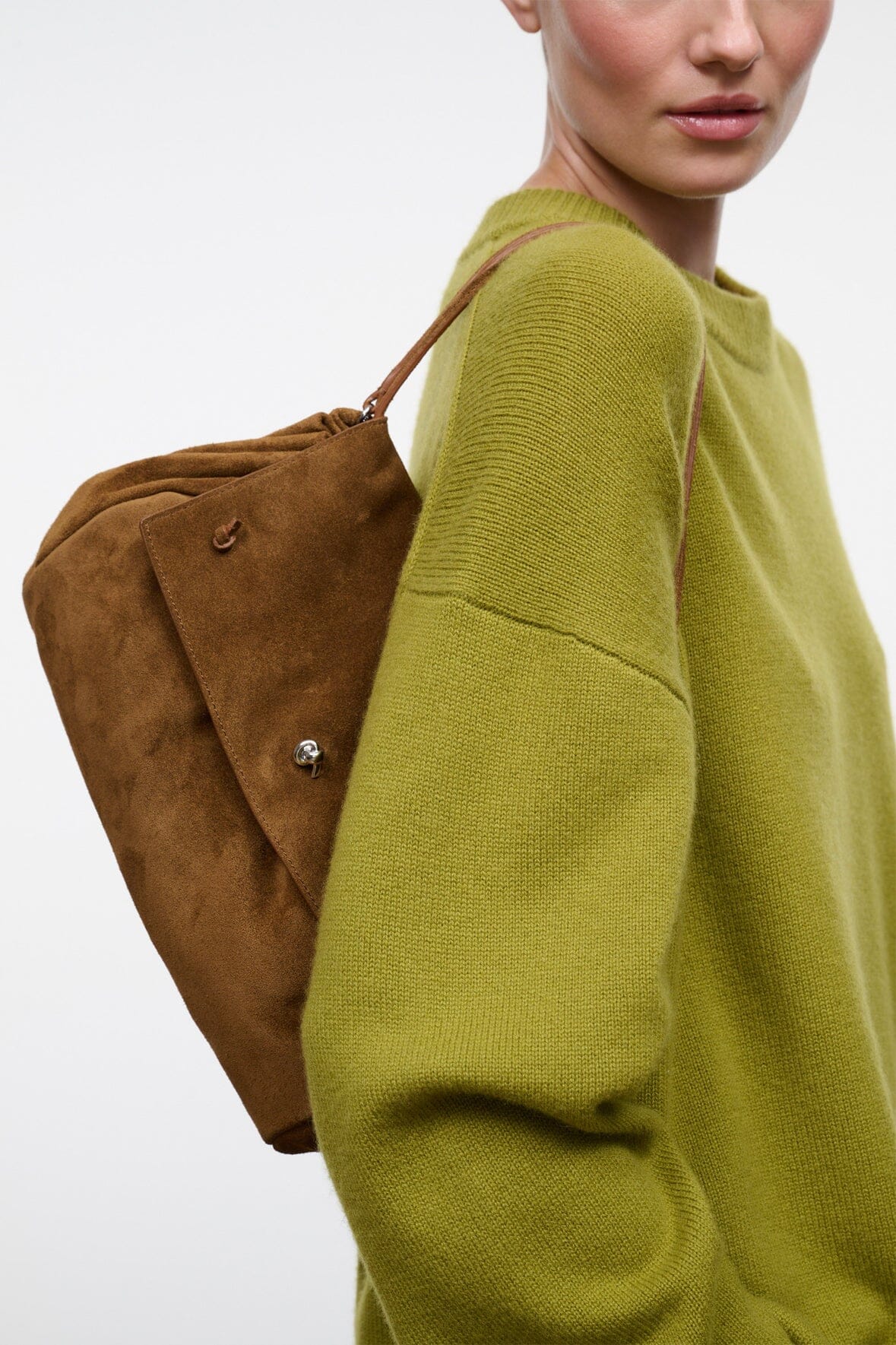 STAUD Cy Convertible Bag Cigar - Handbags available at Hiptique in Woodland Hills