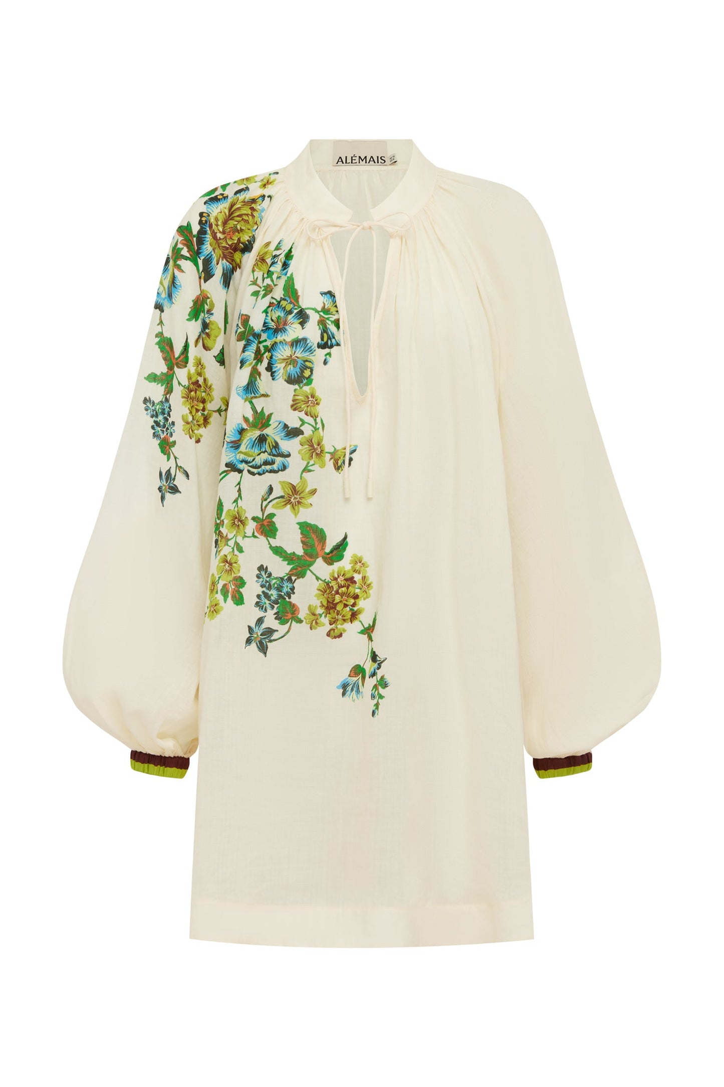 ALEMAIS Phyllis Mini Dress Cream - mini dress available at Hiptique boutique in Woodland Hills California
