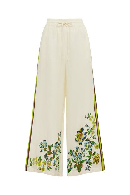 ALEMAIS Phyllis Pant Cream - jogger pant available at Hiptique boutique in Woodland Hills California