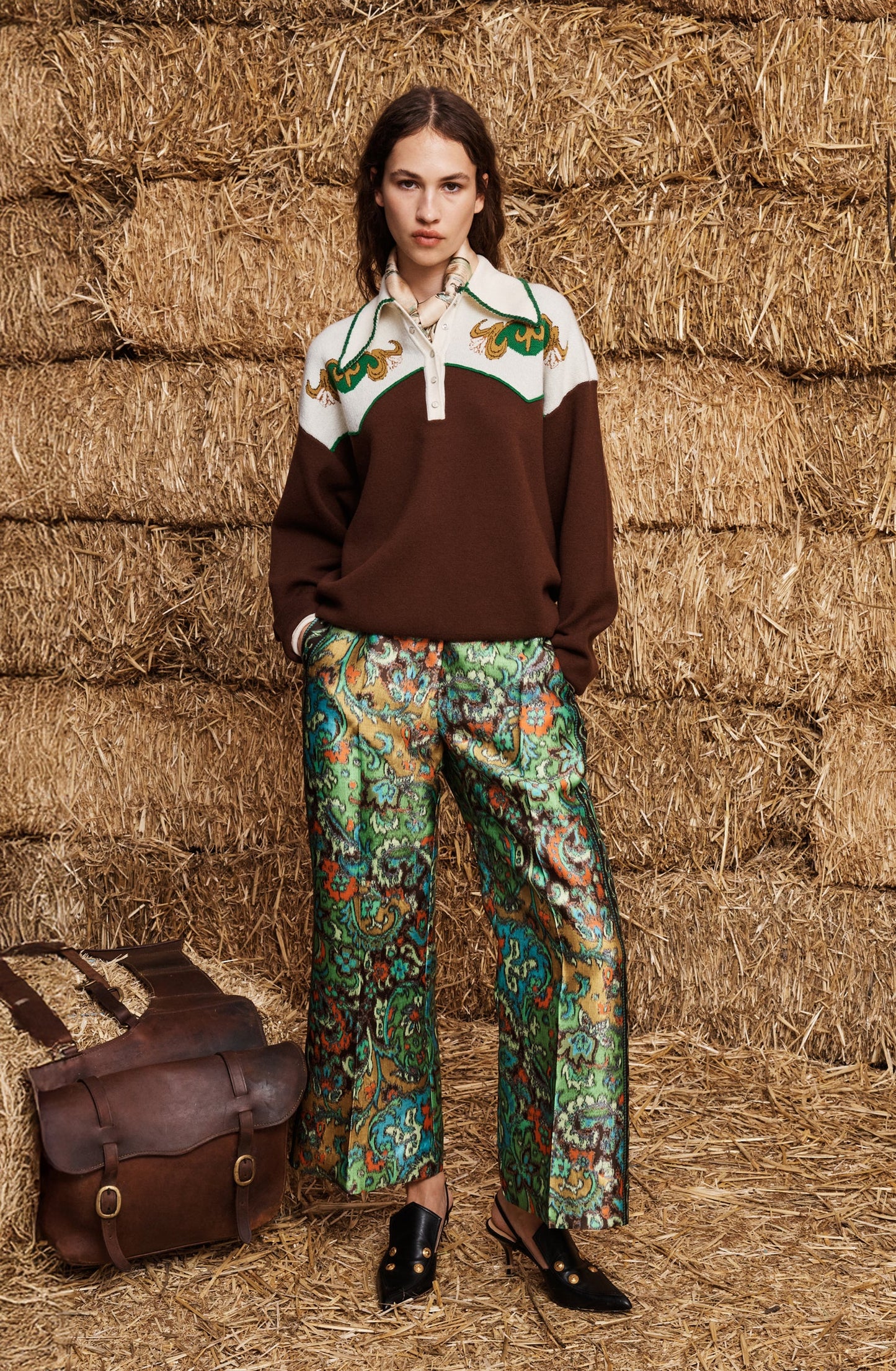 ALEMAIS Charlotte Pant Multi - Pants available at Hiptique in Woodland Hills