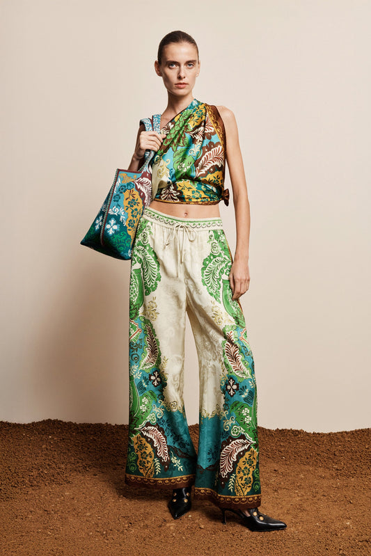 ALEMAIS Florence Pant Multi - Pants available at Hiptique in Woodland Hills